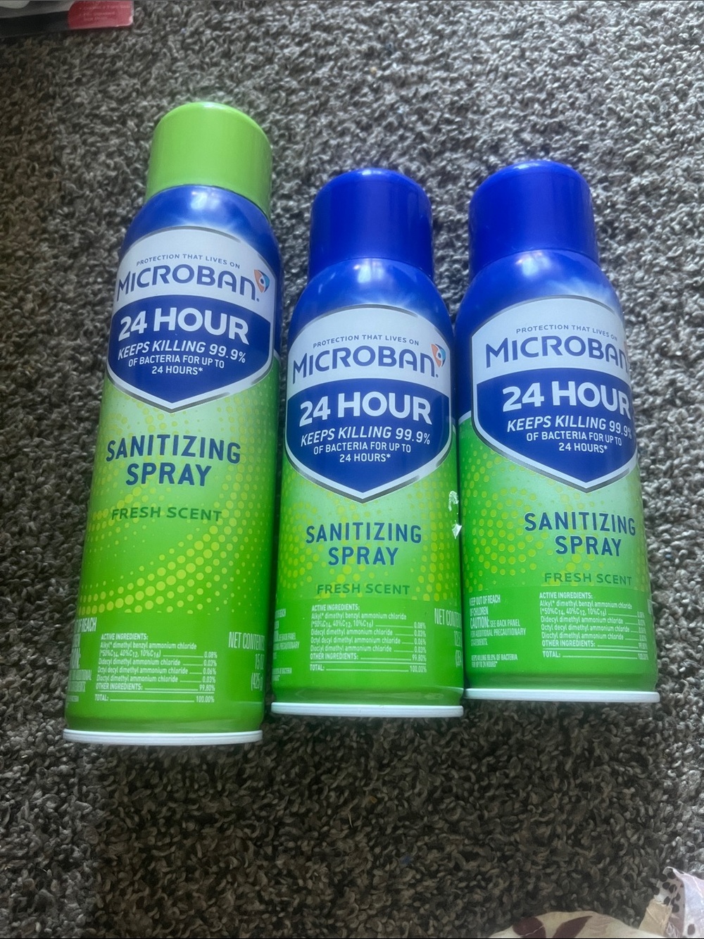 24 Hour Sanitizing Spray - Fresh Scent (Green)
